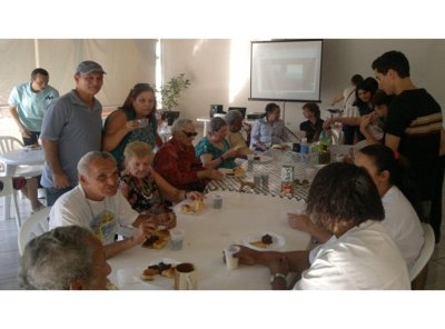 라틴 아메리카 - 브라질 본부 양로원 노인 분들과 함께 하는 티파티 봉사