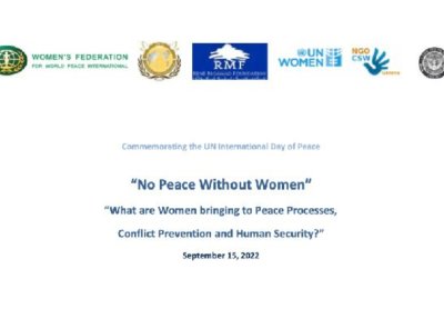 UN 제네바 | 세계 평화의 날 기념