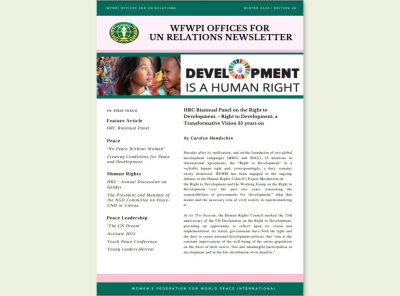 UN | 2022년 WFWP 유엔 뉴스레터 #46